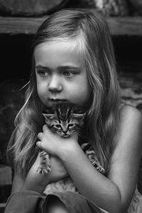 1stPlace-Print-Robin CantyGirl With Kitten