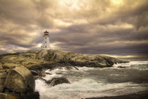 Storm In Peggy's Cove - Digital HM 