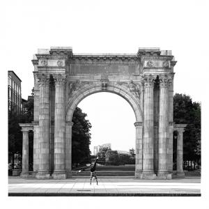 First Place PrintTitle: Columbus Arch Artist: Gittel Price Category: Print